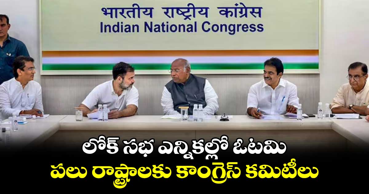 లోక్ సభ ఎన్నికల్లో ఓటమి.. పలు రాష్ట్రాలకు కాంగ్రెస్ కమిటీలు