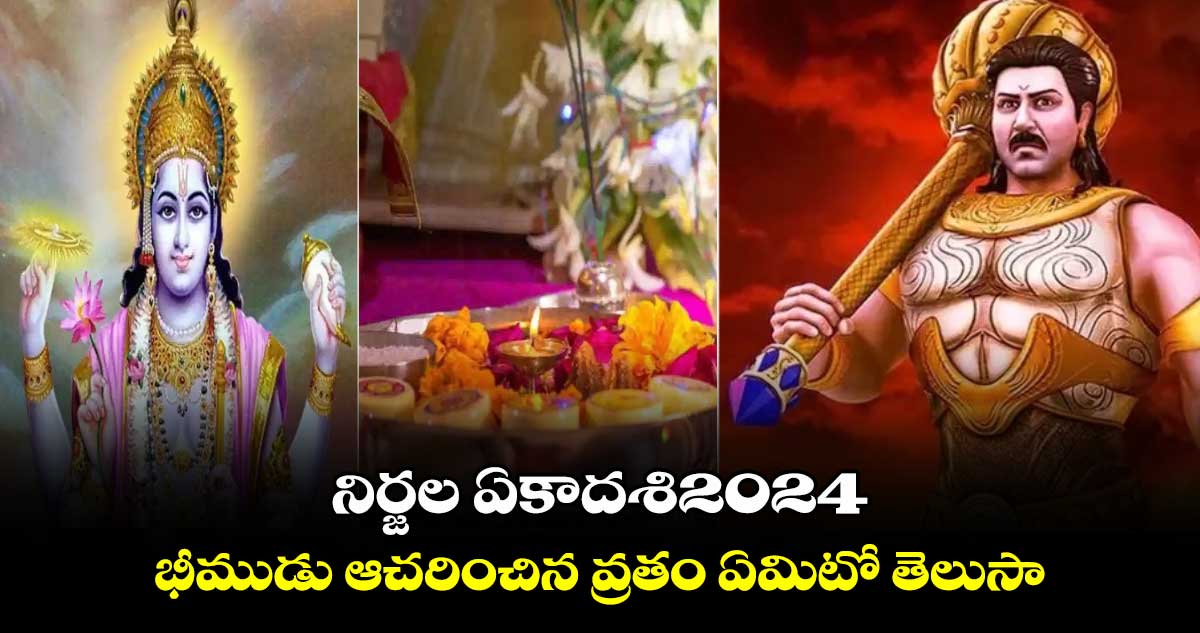 నిర్జల ఏకాదశి2024:  భీముడు ఆచరించిన వ్రతం ఏమిటో తెలుసా...