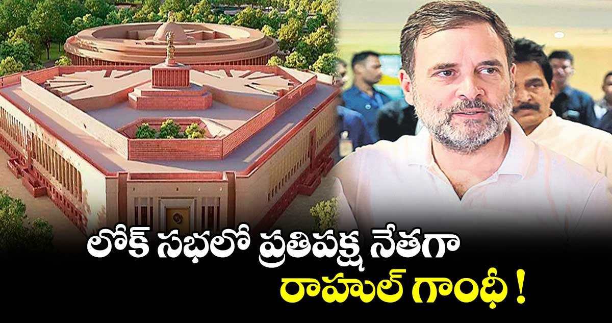 లోక్ సభలో ప్రతిపక్ష నేతగా రాహుల్ గాంధీ !