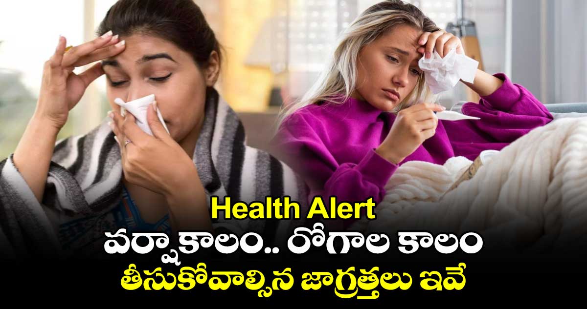 Health Alert: వర్షాకాలం.. రోగాల కాలం.. తీసుకోవాల్సిన జాగ్రత్తలు ఇవే..