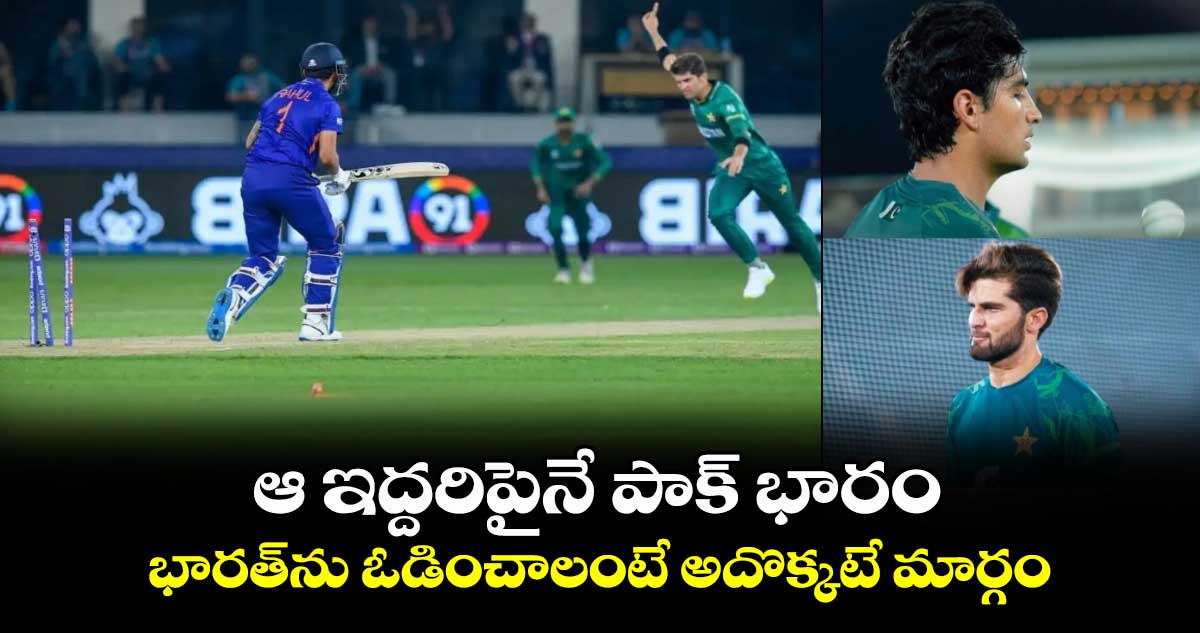 T20 World Cup 2024: ఆ ఇద్దరిపైనే పాక్ భారం.. భారత్‌ను ఓడించాలంటే అదొక్కటే మార్గం