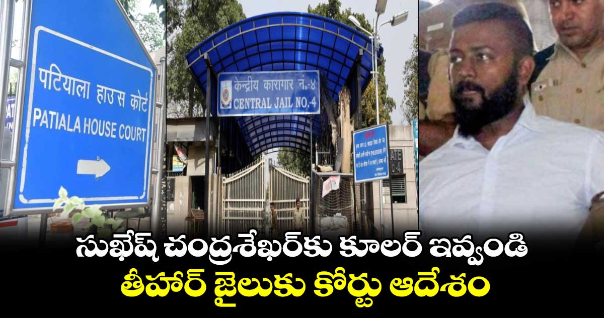 సుఖేష్ చంద్రశేఖర్‌కు కూలర్ ఇవ్వండి.. తీహార్ జైలుకు కోర్టు ఆదేశం