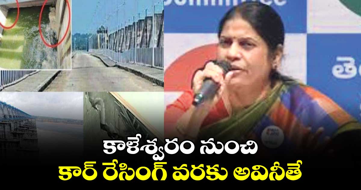 కాళేశ్వరం నుంచి కార్ రేసింగ్ వరకు అవినీతే :  భవానీ రెడ్డి