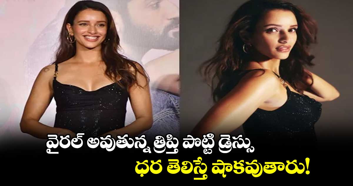 Tripti Dimri: వైరల్ అవుతున్న త్రిప్తి పొట్టి డ్రెస్సు.. ధర తెలిస్తే షాకవుతారు!