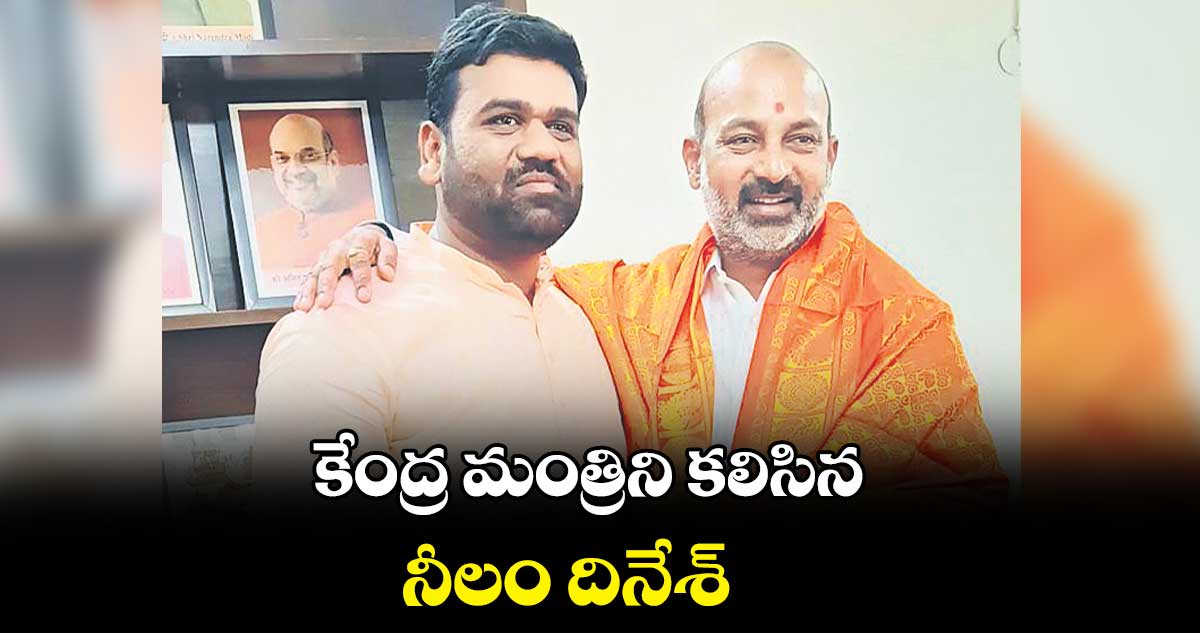 కేంద్ర మంత్రిని కలిసిన నీలం దినేశ్