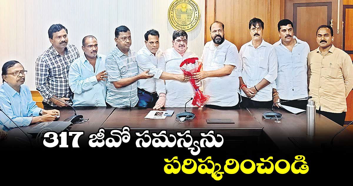 317 జీవో సమస్యను పరిష్కరించండి