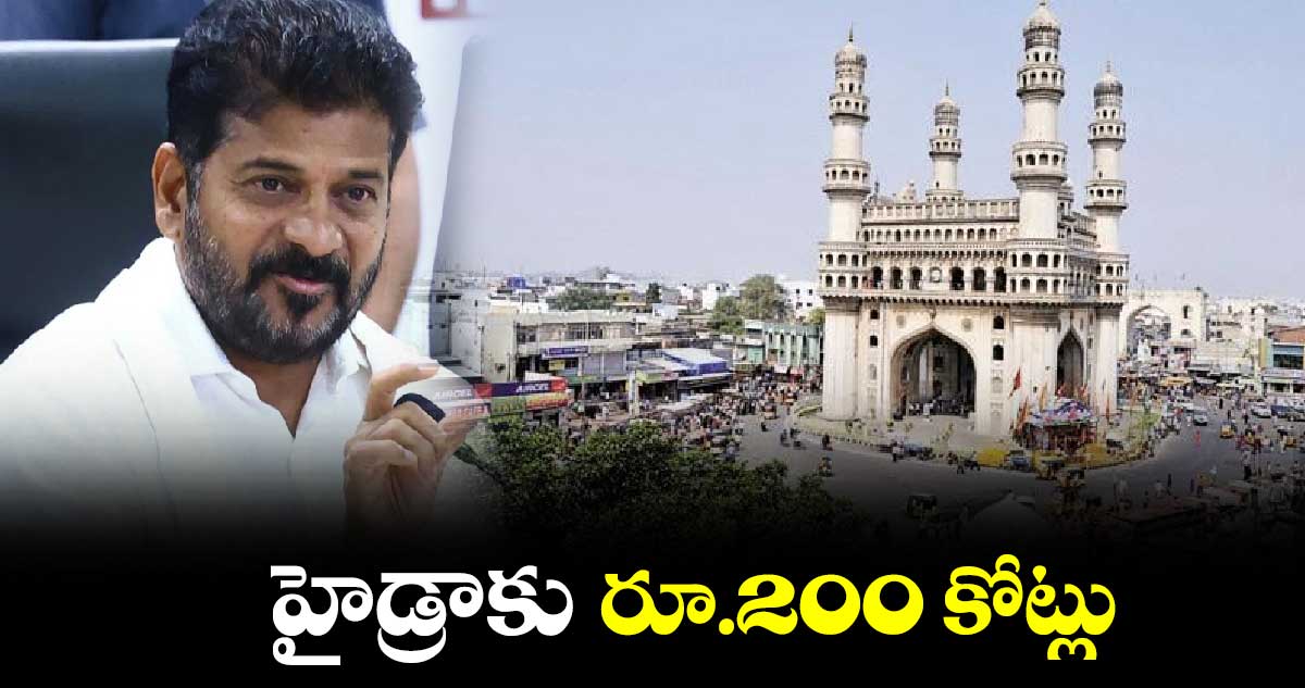 హైడ్రాకు రూ.200 కోట్లు