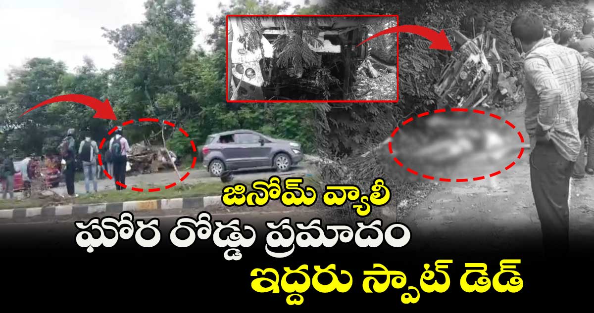 జినోమ్ వ్యాలీ.. ఘోర రోడ్డు ప్రమాదం.. ఇద్దరు స్పాట్ డెడ్