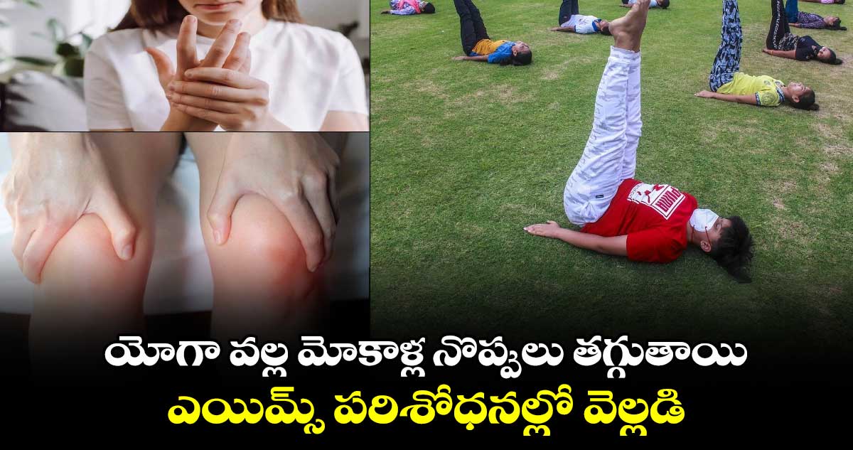 Good News : యోగా వల్ల మోకాళ్ల నొప్పులు తగ్గుతాయి.. ఎయిమ్స్ పరిశోధనల్లో వెల్లడి