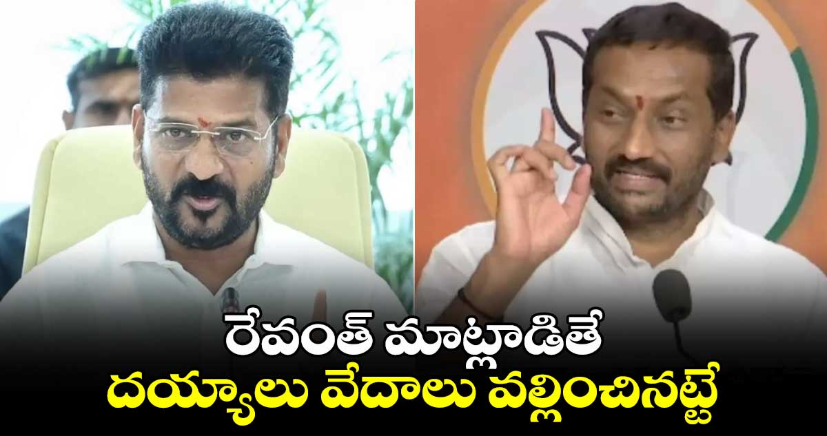 రేవంత్ మాట్లాడితే దయ్యాలు వేదాలు వల్లించినట్టే: ఎంపీ రఘునందన్ రావు
