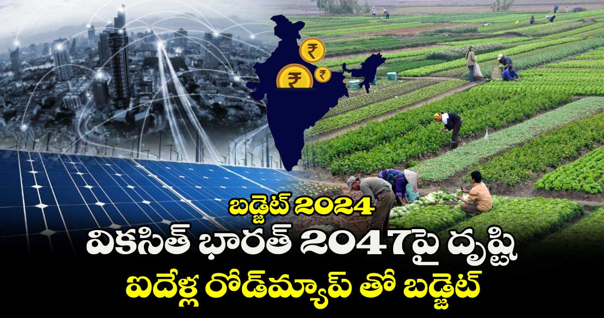 బడ్జెట్ 2024: వికసిత్ భారత్ 2047​పై దృష్టి..  ఐదేళ్ల రోడ్‌మ్యాప్ తో బడ్జెట్