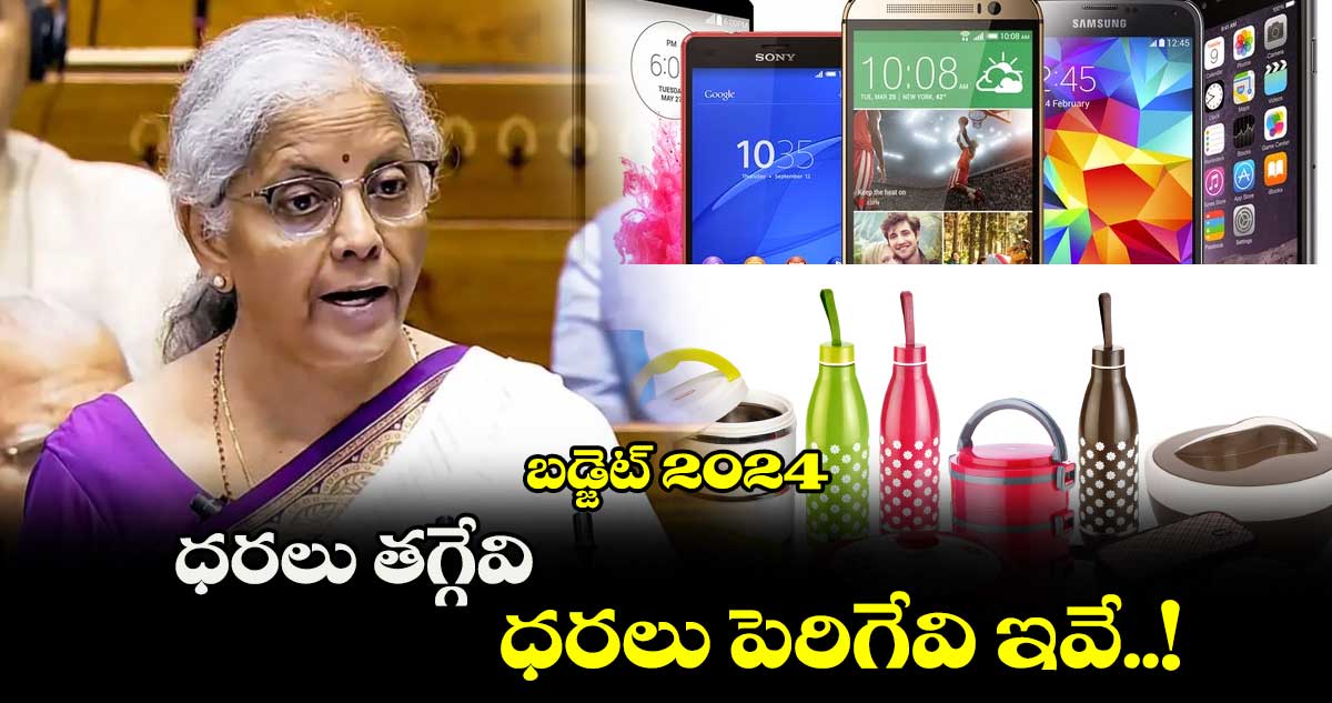 బడ్జెట్ 2024: ధరలు తగ్గేవి.. ధరలు పెరిగేవి ఇవే..!