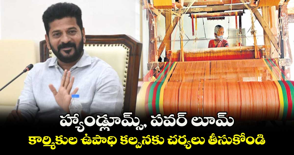 హ్యాండ్లూమ్స్, పవర్ లూమ్ కార్మికుల ఉపాధి కల్పనకు చర్యలు తీసుకోండి : సీఎం రేవంత్​