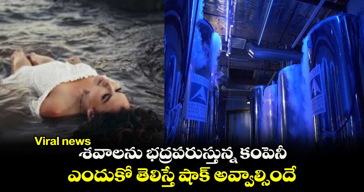 Viral news: శవాలను భద్రపరుస్తున్న కంపెనీ..ఎందుకో తెలిస్తే షాక్ అవ్వాల్సిందే