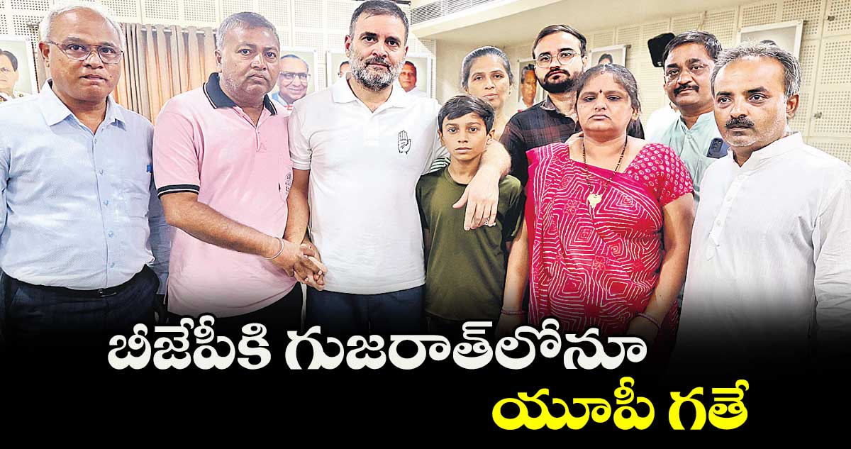 బీజేపీకి గుజరాత్లోనూ యూపీ గతే : రాహుల్