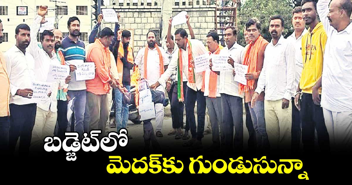 బడ్జెట్​లో మెదక్​కు గుండుసున్నా : బీజేపీ అధ్యక్షుడు శ్రీనివాస్