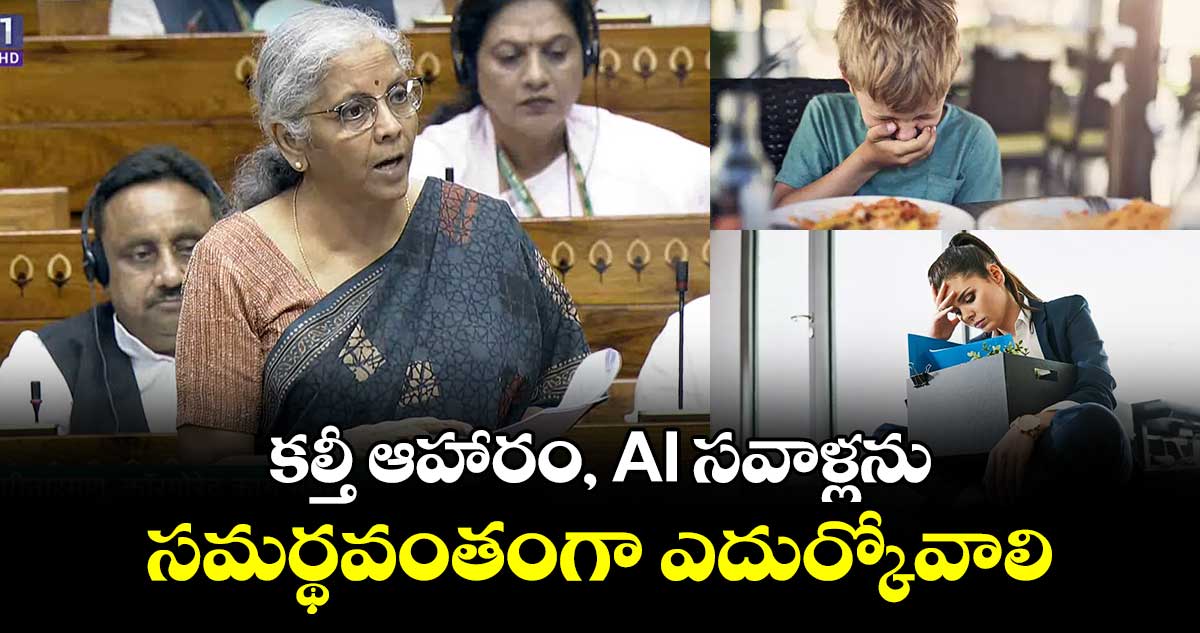 కల్తీ ఆహారం, AI సవాళ్లను సమర్థవంతంగా ఎదుర్కోవాలి : ఆర్థిక సర్వే