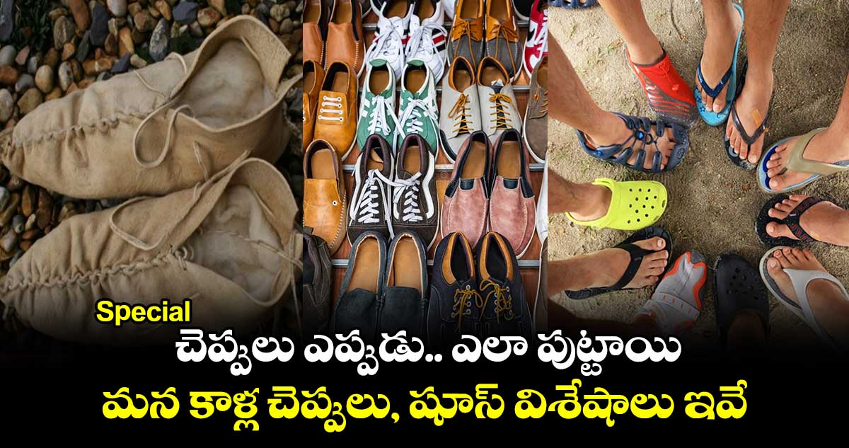 Special : చెప్పులు ఎప్పుడు.. ఎలా పుట్టాయి.. మన కాళ్ల చెప్పులు, షూస్ విశేషాలు ఇవే