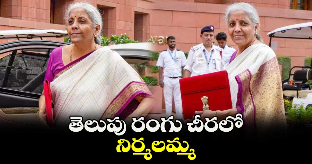 తెలుపు రంగు చీరలో నిర్మలమ్మ