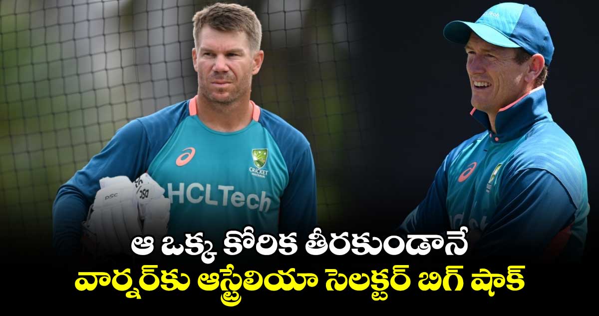 Champions Trophy 2025: ఆ ఒక్క కోరిక తీరకుండానే.. వార్నర్‌కు ఆస్ట్రేలియా సెలక్టర్ బిగ్ షాక్