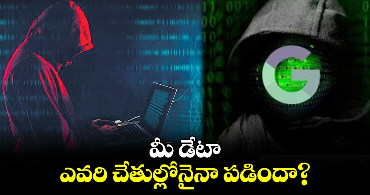 మీ డేటా ఎవరి చేతుల్లోనైనా పడిందా?