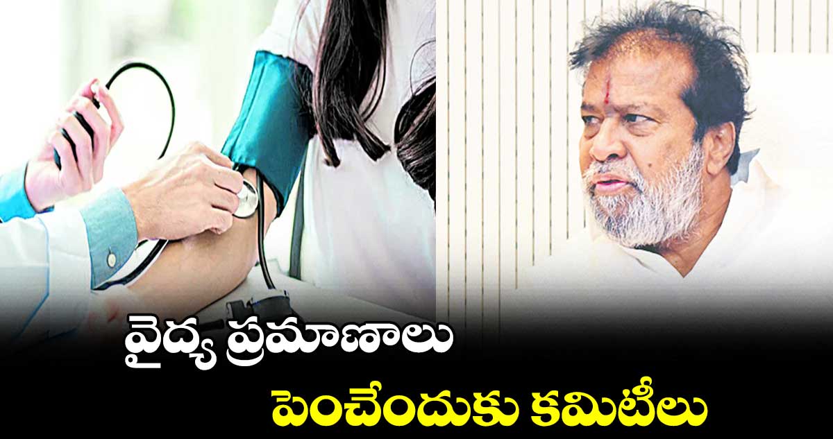 వైద్య ప్రమాణాలు పెంచేందుకు కమిటీలు : దామోదర రాజనర్సింహా