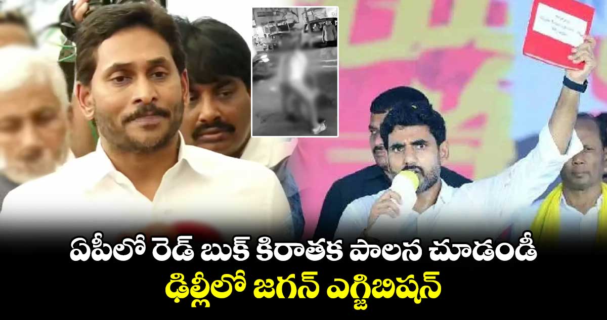 ఏపీలో రెడ్ బుక్ కిరాతక పాలన చూడండీ : ఢిల్లీలో జగన్ ఎగ్జిబిషన్