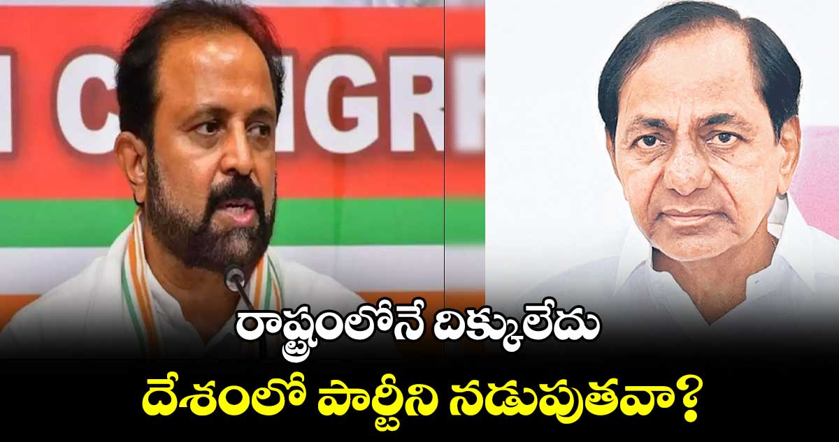 రాష్ట్రంలోనే దిక్కులేదు.. దేశంలో పార్టీని నడుపుతవా?