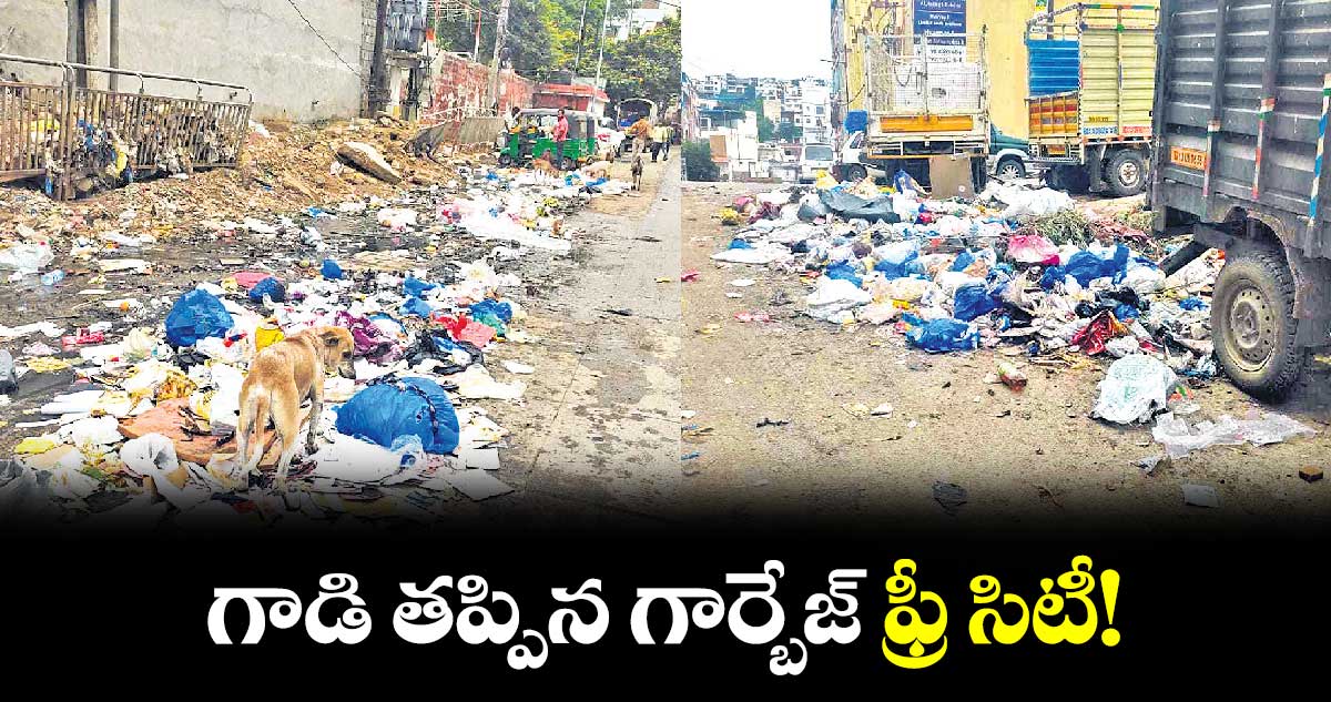 గాడి తప్పిన గార్బేజ్ ఫ్రీ సిటీ!