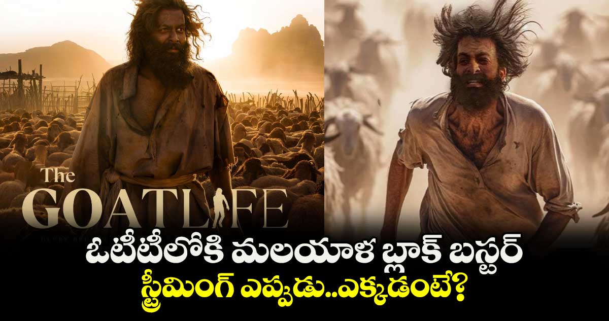 The Goat Life OTT: ఎట్టకేలకు ఓటీటీలోకి మలయాళ బ్లాక్ బస్టర్-మారిన ప్లాట్‌ఫామ్-స్ట్రీమింగ్‌ ఎక్కడంటే?