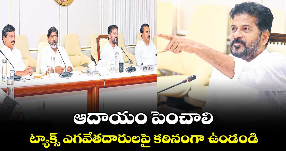 ఆదాయం పెంచాలి ట్యాక్స్​ ఎగవేతదారులపై కఠినంగా ఉండండి