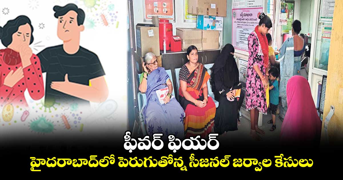 ఫీవర్ ఫియర్ .. హైదరాబాద్‌లో పెరుగుతోన్న సీజనల్ జర్వాల కేసులు