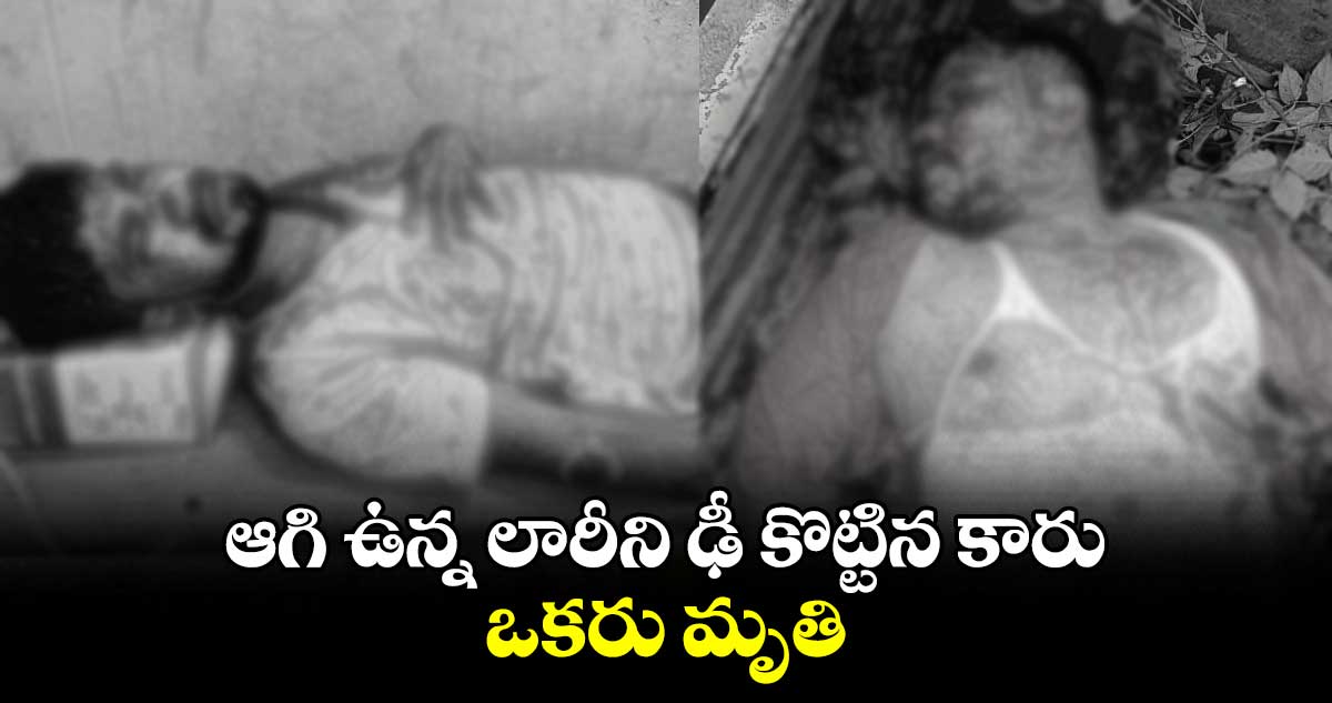 కామారెడ్డిలో రోడ్డు ప్రమాదం..ఒకరు మృతి