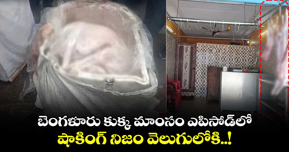 Mutton or dog meat ? : బెంగళూరు కుక్క మాంసం ఎపిసోడ్లో షాకింగ్ నిజం వెలుగులోకి..!