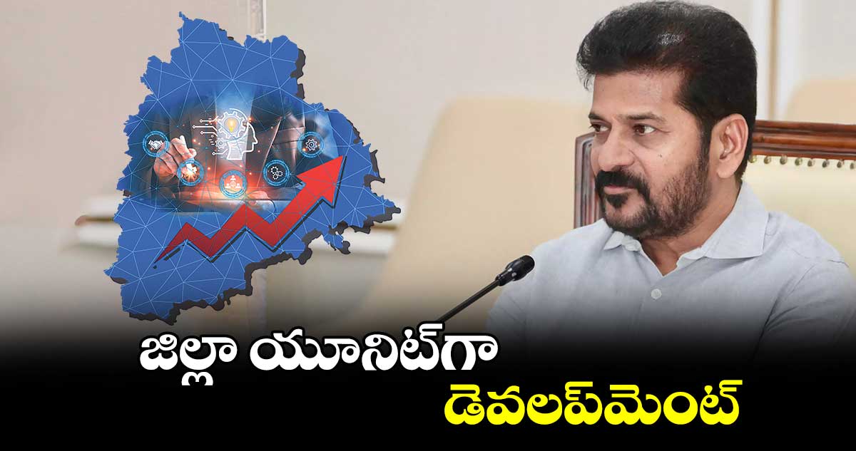 జిల్లా యూనిట్​గా డెవలప్​మెంట్​