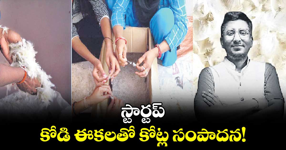 స్టార్టప్ : కోడి ఈకలతో కోట్ల సంపాదన!