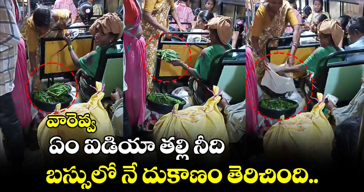 వారెవ్వ : ఏం ఐడియా తల్లి నీది.. బస్సులో నే దుకాణం తెరిచింది..
