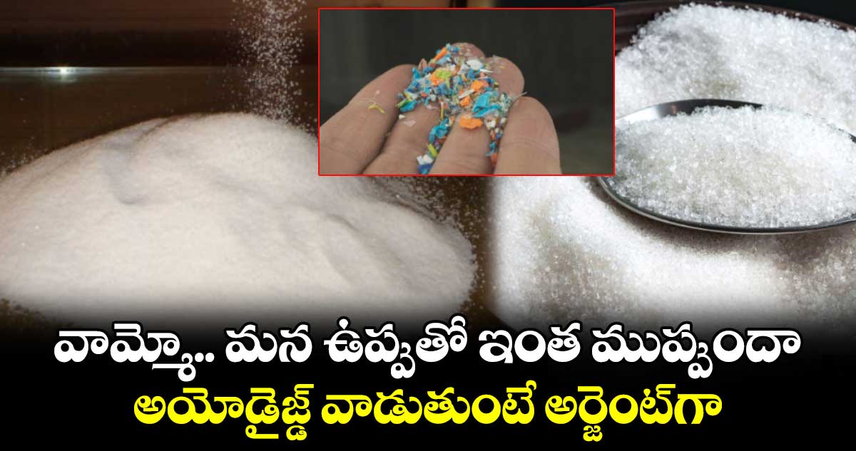 Indian Salt: వామ్మో.. మన ఉప్పుతో ఇంత ముప్పుందా.. అయోడైజ్డ్ వాడుతుంటే అర్జెంట్⁬గా..