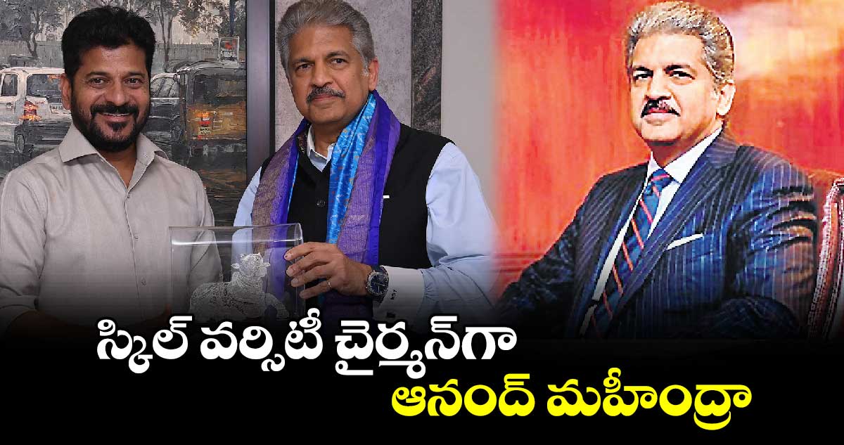 స్కిల్ వర్సిటీ చైర్మన్‌‌‌‌గా ఆనంద్ మహీంద్రా