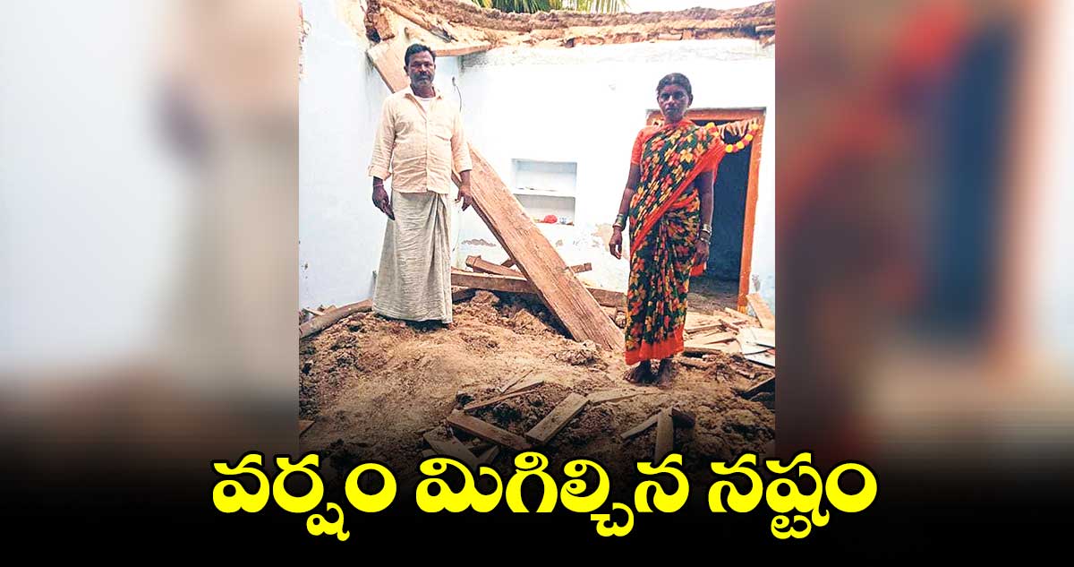  వర్షం మిగిల్చిన నష్టం