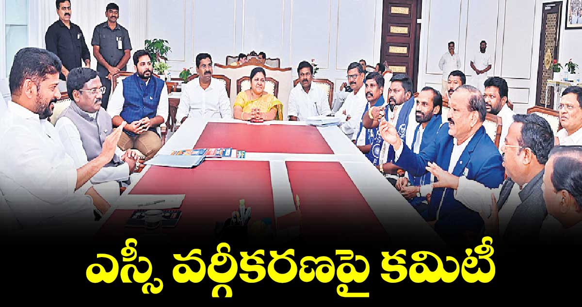 ఎస్సీ వర్గీకరణపై కమిటీ : సీఎం రేవంత్​