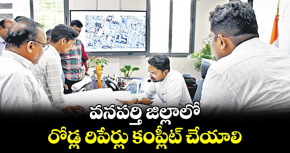 వనపర్తి జిల్లాలో రోడ్ల  రిపేర్లు కంప్లీట్​ చేయాలి : ఆదర్శ్  సురభి