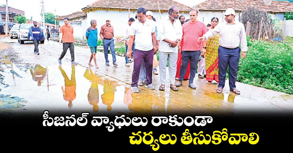 సీజనల్​ వ్యాధులు రాకుండా  చర్యలు తీసుకోవాలి :  కలెక్టర్​ రాహుల్​ రాజ్