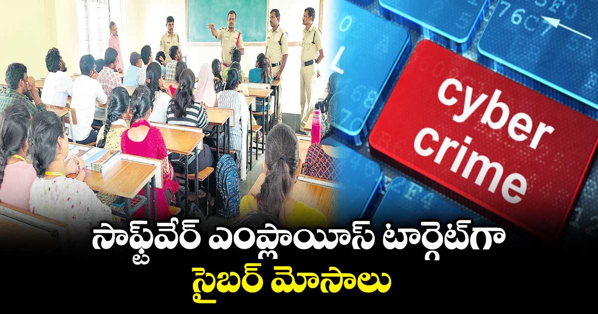 సాఫ్ట్​వేర్​ ఎంప్లాయీస్​ టార్గెట్​గా సైబర్​ మోసాలు