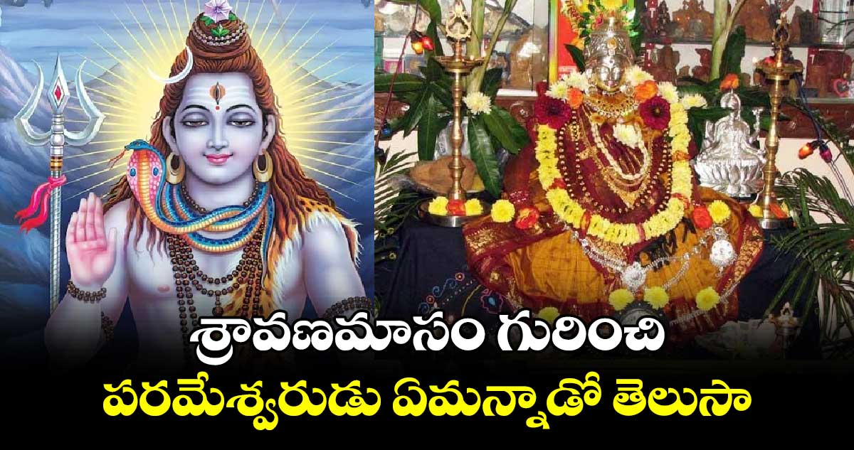 శ్రావణమాసం గురించి పరమేశ్వరుడు ఏమన్నాడో తెలుసా...