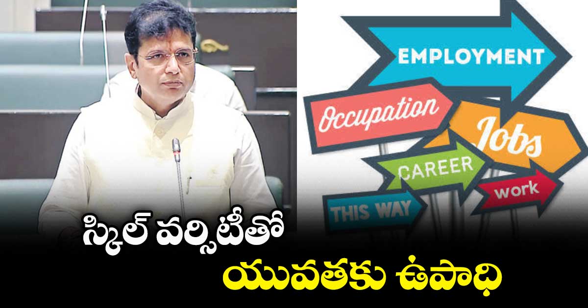 స్కిల్ వర్సిటీతో యువతకు ఉపాధి : శ్రీధర్​బాబు