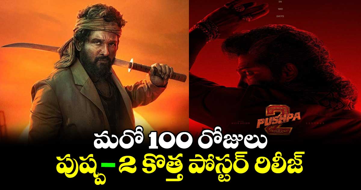 Pushpa 2: మరో 100 రోజులు.. పుష్ప- 2 కొత్త పోస్టర్ రిలీజ్
