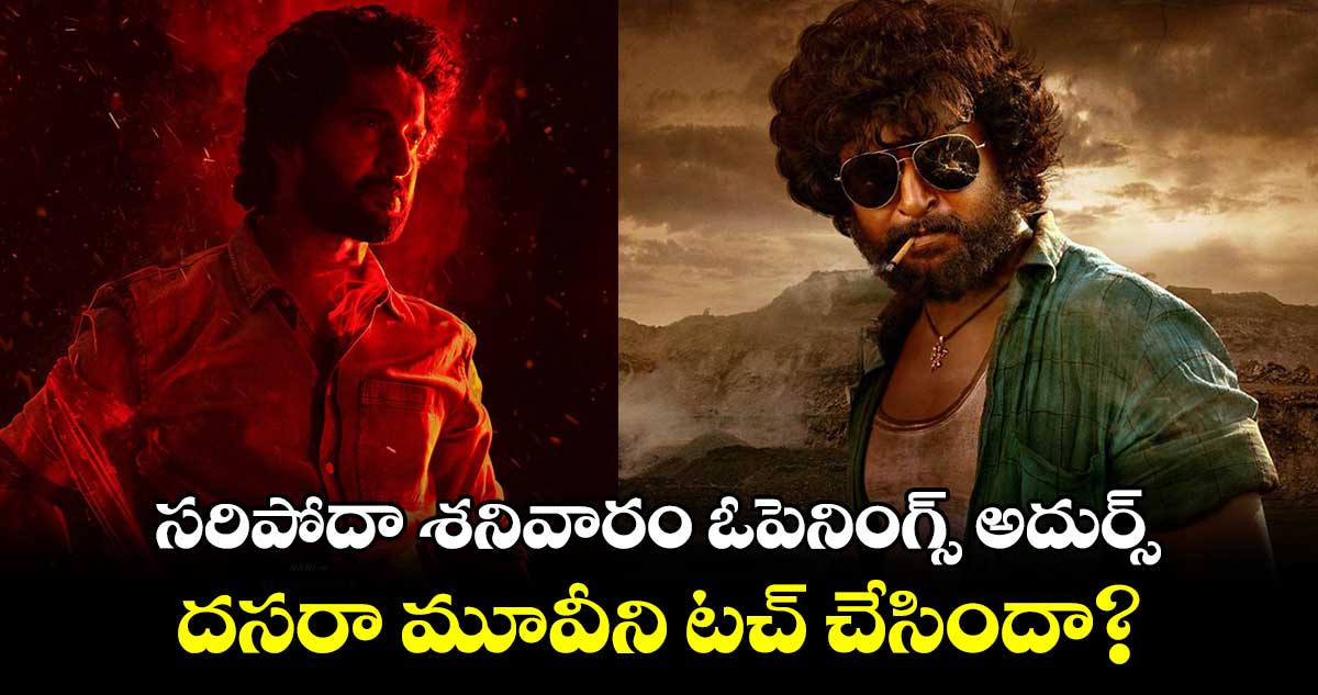 Saripodhaa Sanivaaram Box Office: నాని సరిపోదా శనివారం ఫస్ట్ డే కలెక్షన్స్..ఎన్ని కోట్లంటే?