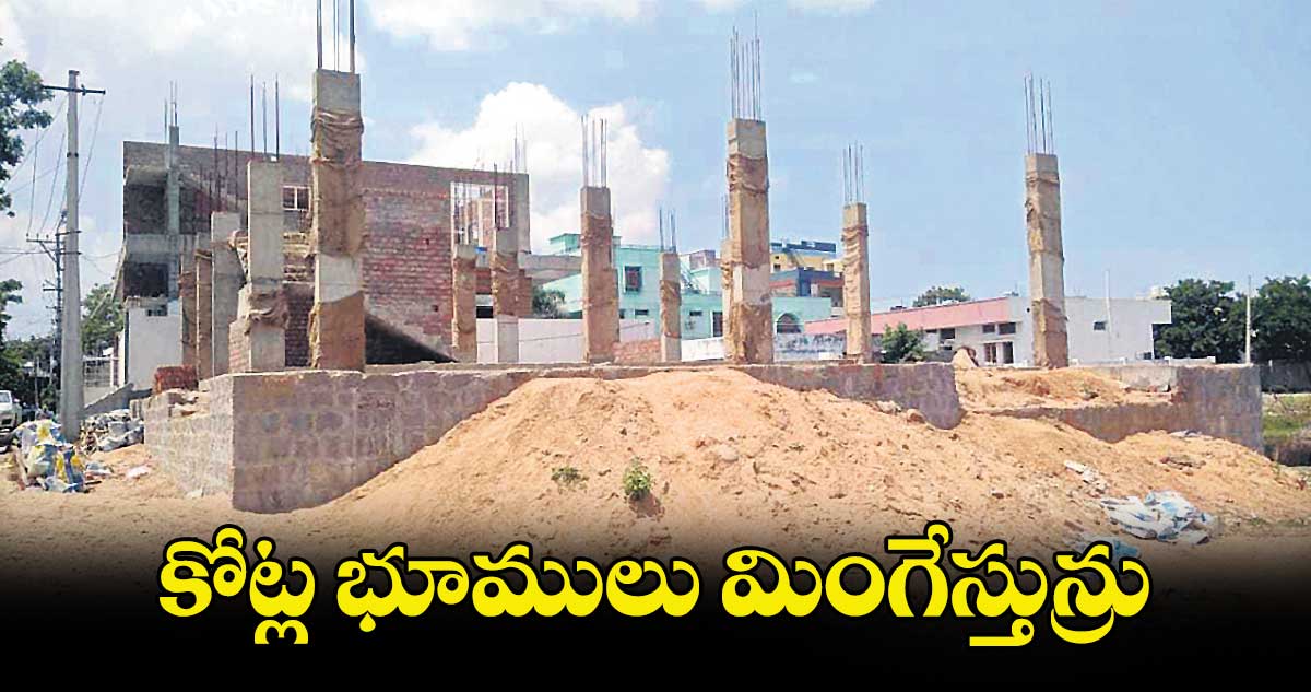 కోట్ల భూములు మింగేస్తున్రు 