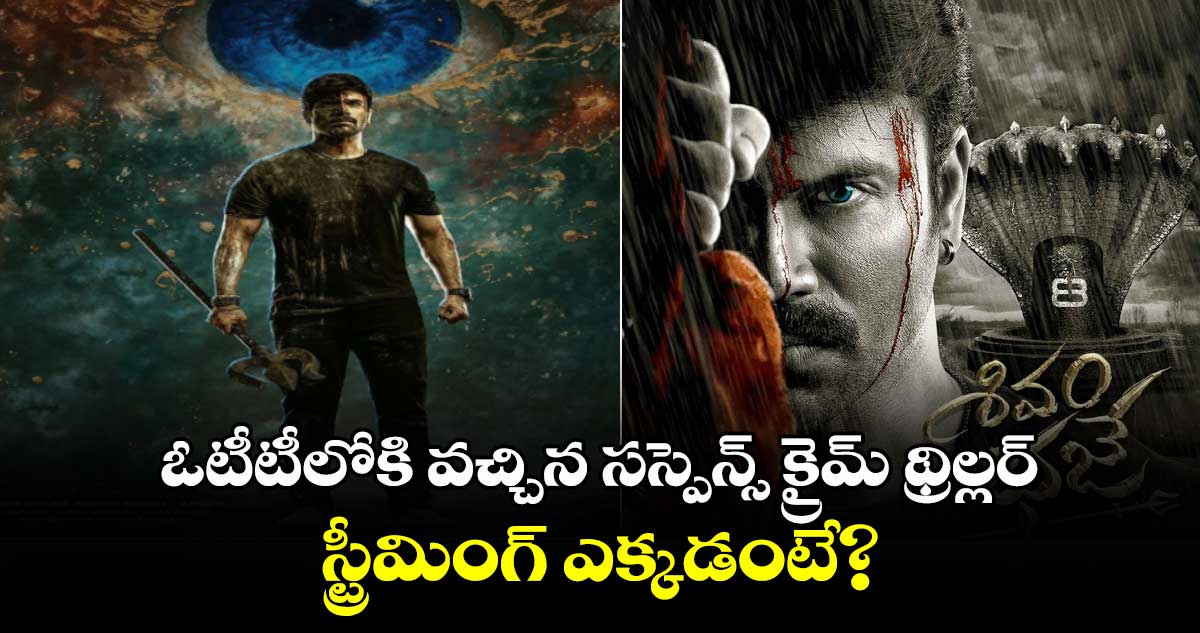 ఓటీటీలోకి వచ్చిన తెలుగు సస్పెన్స్ క్రైమ్ థ్రిల్లర్..స్ట్రీమింగ్ ఎక్కడంటే?